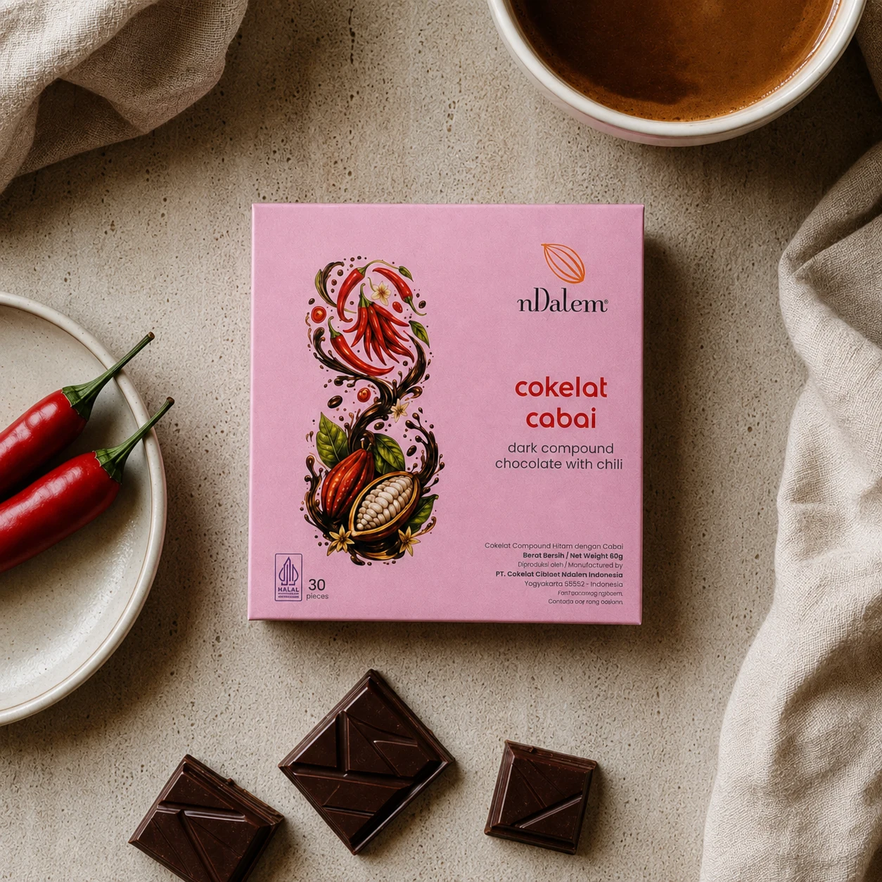 Kemasan Cokelat Cabai