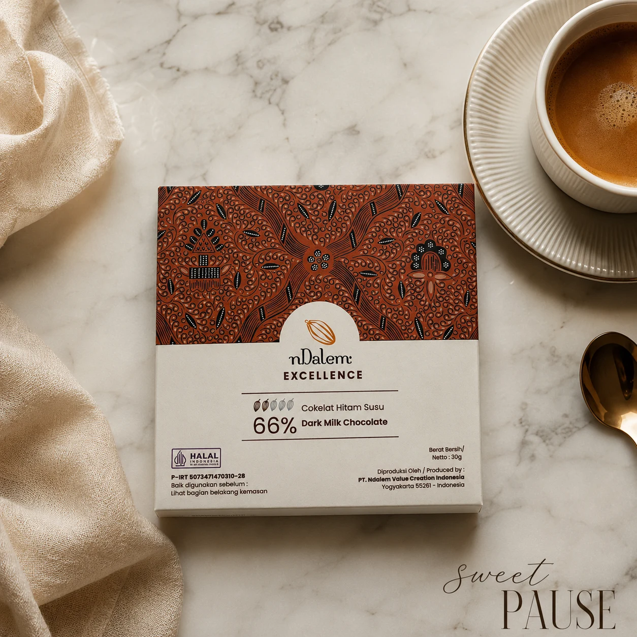 Kemasan Dark Chocolate 66%